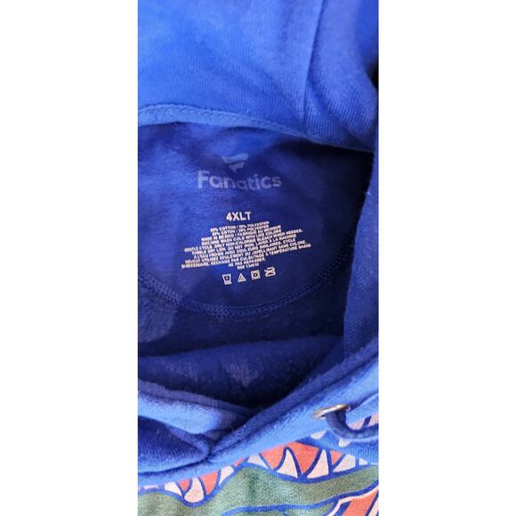 Fanatics Florida Gators Royal Team Lockup Pullover Hoodie Men Size 4XLT Blue - Picture 3 of 3